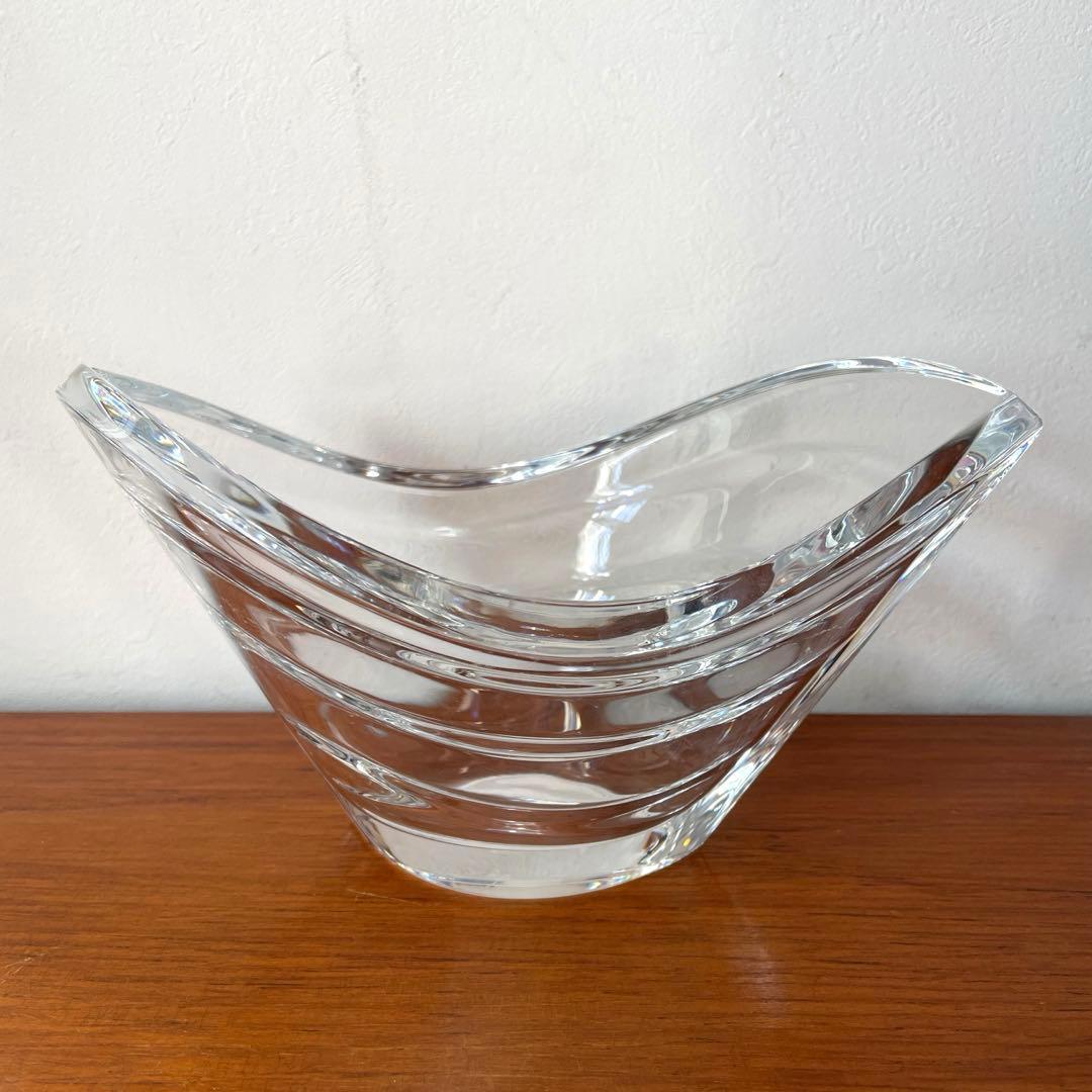 BACCARAT ウェーブボウル　バカラ　花瓶　花器　フラワーベース