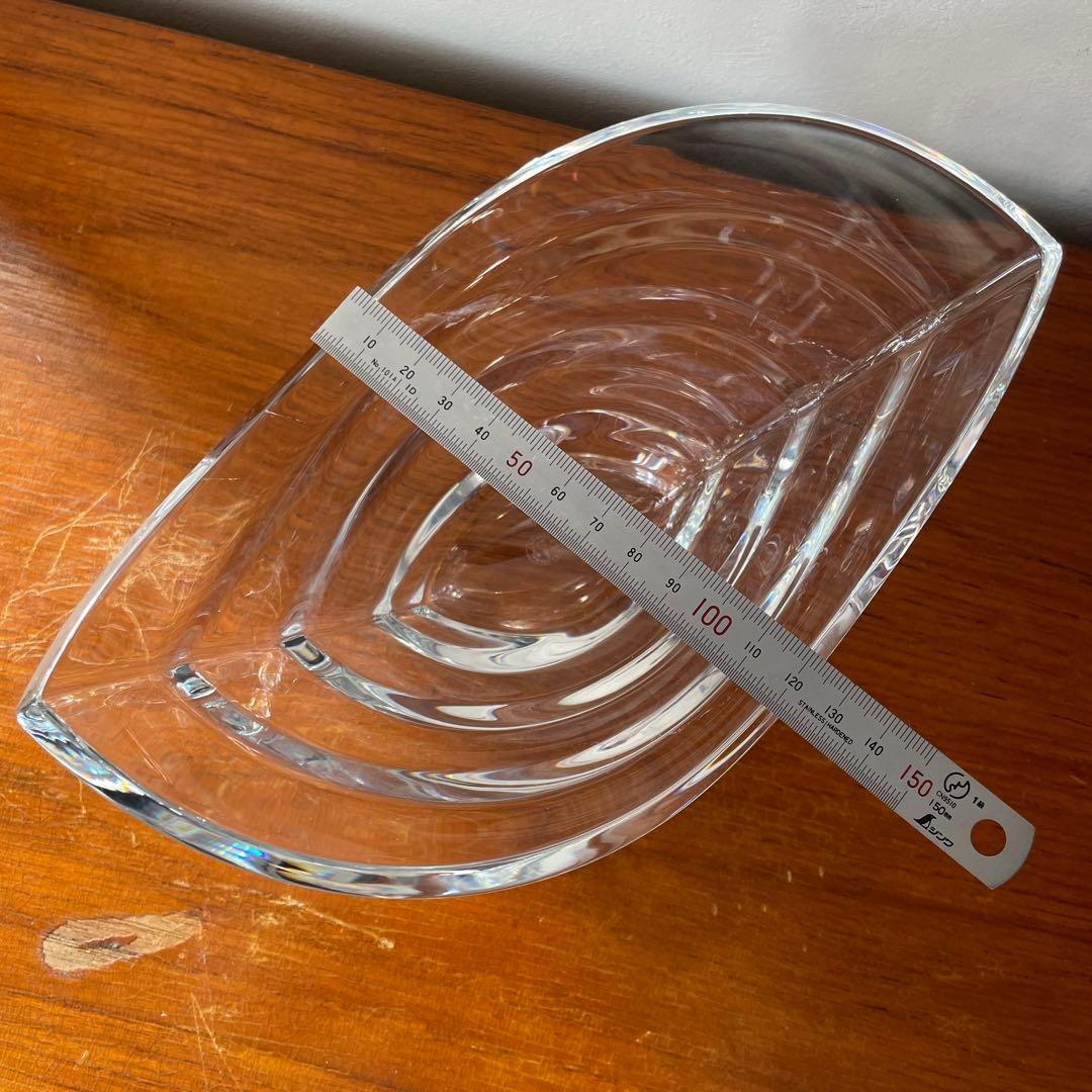 BACCARAT ウェーブボウル　バカラ　花瓶　花器　フラワーベース