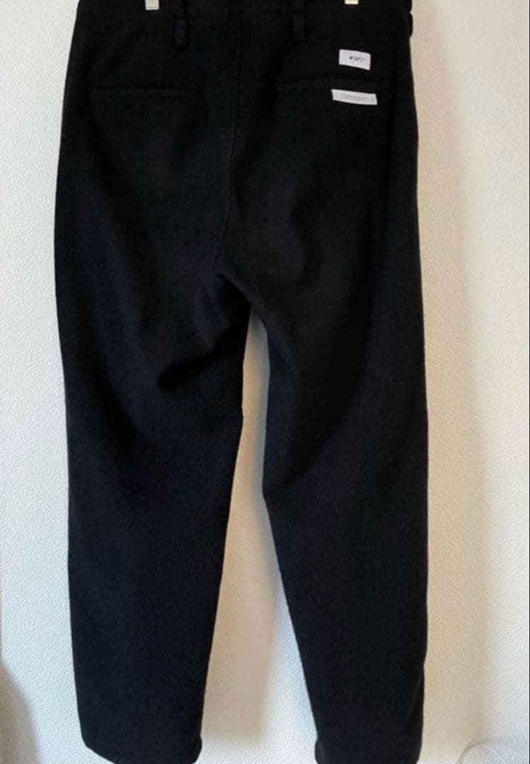 WTAPSウールスラックスTRDT1803タックパンツ