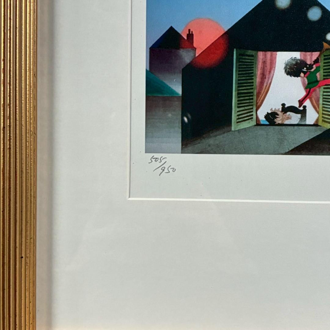 【トシ】美品 藤城清治「日本の愛唄歌5月 おもちゃの～」レフグラフ+橘天敬