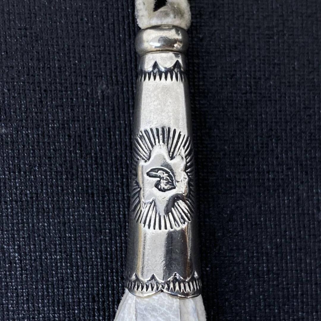 LARRY SMITH FRINGE PARTS シルバー レザーキーホルダー