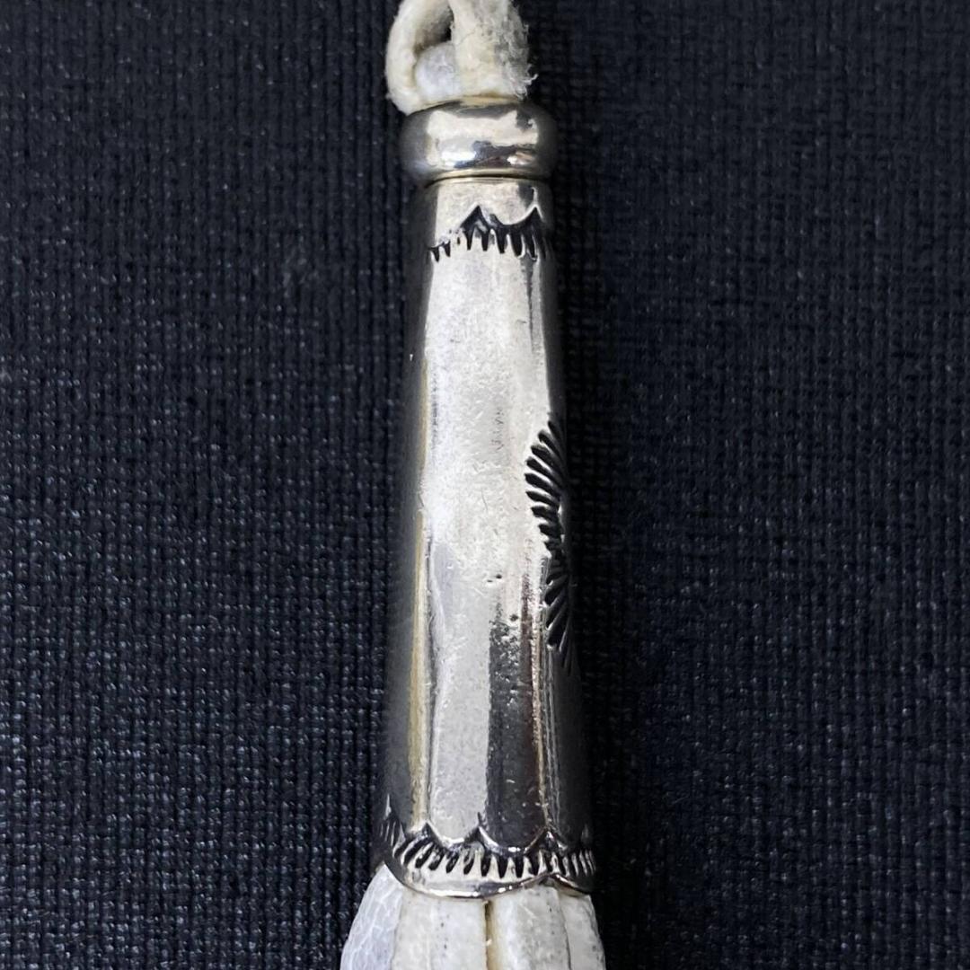 LARRY SMITH FRINGE PARTS シルバー レザーキーホルダー