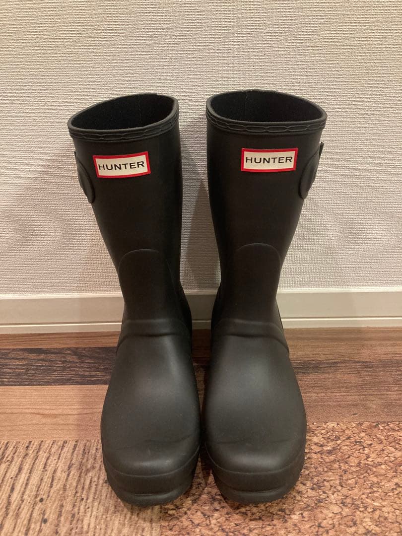★お取り置き★新品　HUNTER オリジナルツアーレインブーツ　黒