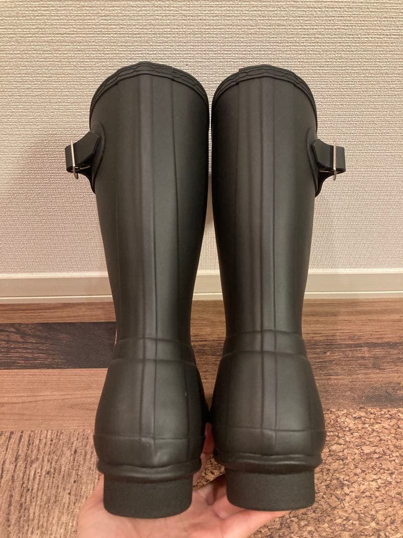 ★お取り置き★新品　HUNTER オリジナルツアーレインブーツ　黒