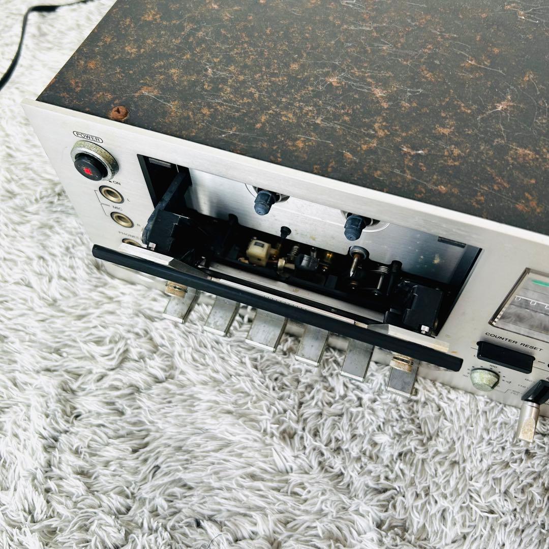 希少 AIWA アイワ AD-7500 カセットデッキ 昭和 レトロ 現状品