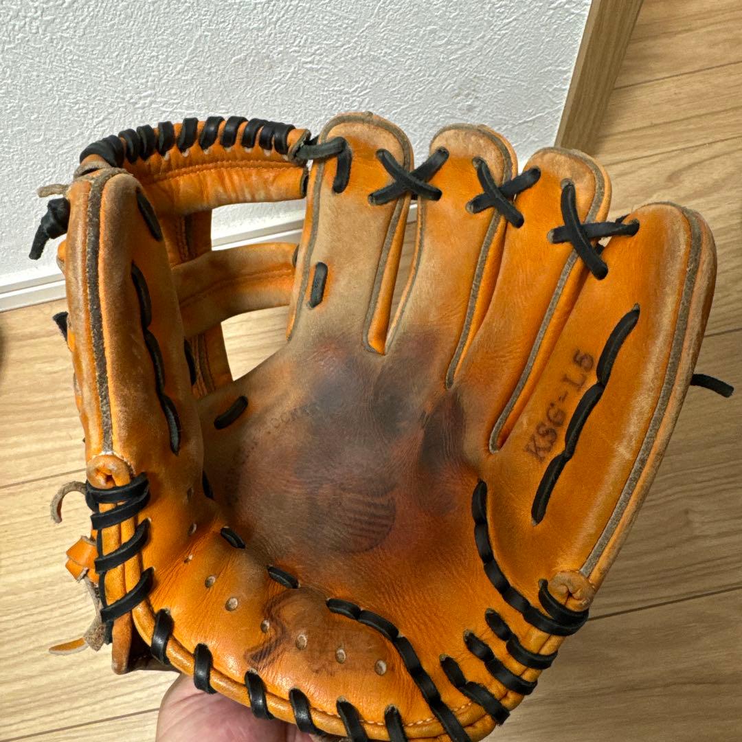 日曜までの最終値下げ　硬式グローブ KSG-L5 オレンジ