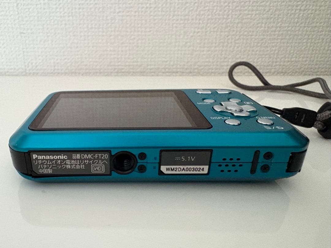 【動作確認済】パナソニック LUMIX DMC-FT20 防水　コーラルブルー