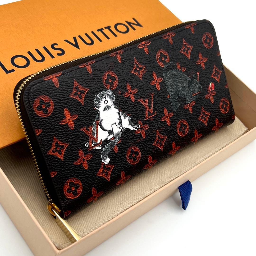 【未使用級】ルイヴィトン キャットグラム ジッピーウォレット 長財布 限定