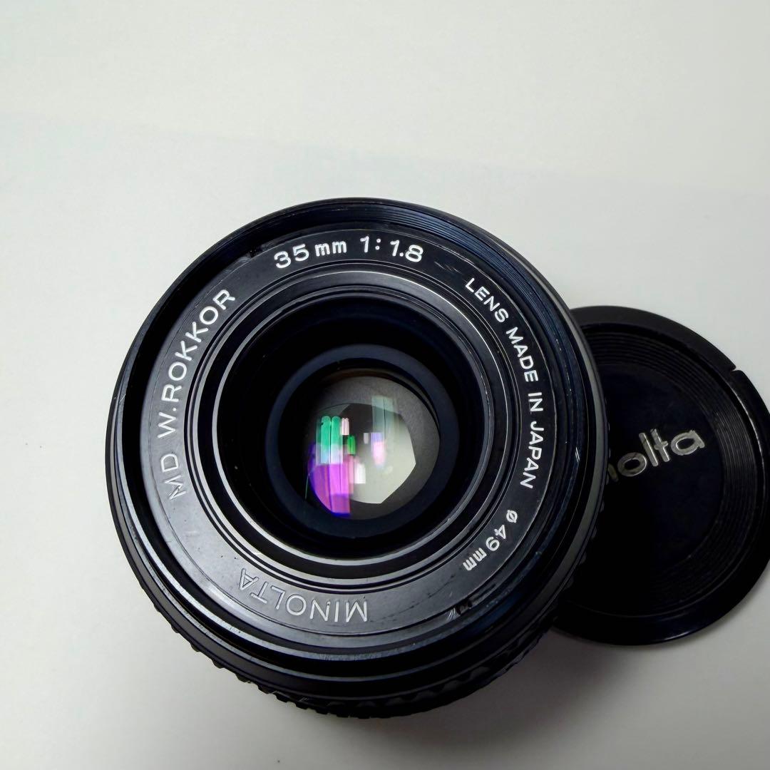 レンズ(単焦点) MINOLTA MD W.ROKKOR 35mm f/1.8