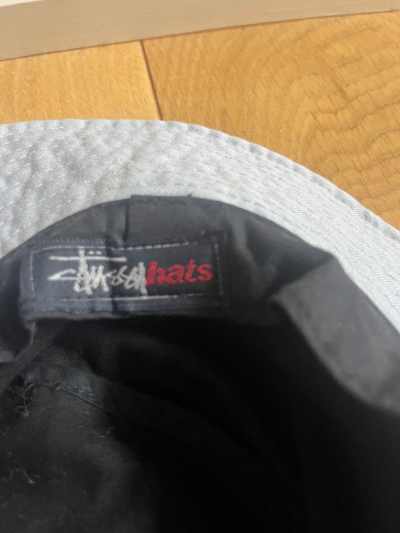 【 stussy 紺タグ オールドステューシー 歴代ロゴ バケットハット】