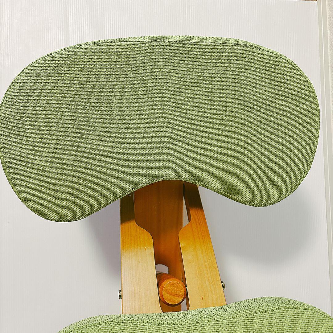 【極美品】 補助クッション付 宮武製作所 プロポーションチェア ライム