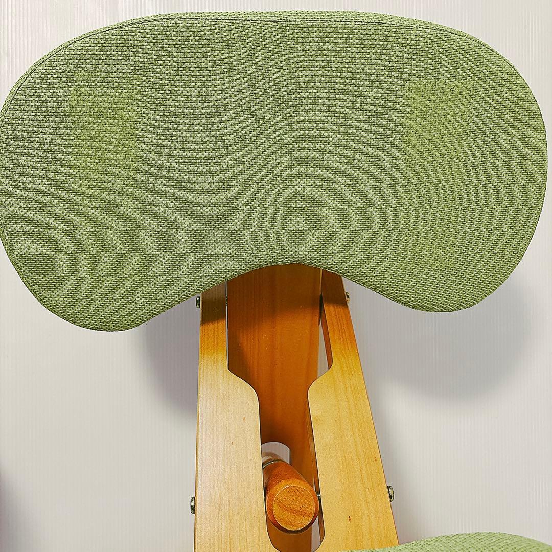 【極美品】 補助クッション付 宮武製作所 プロポーションチェア ライム