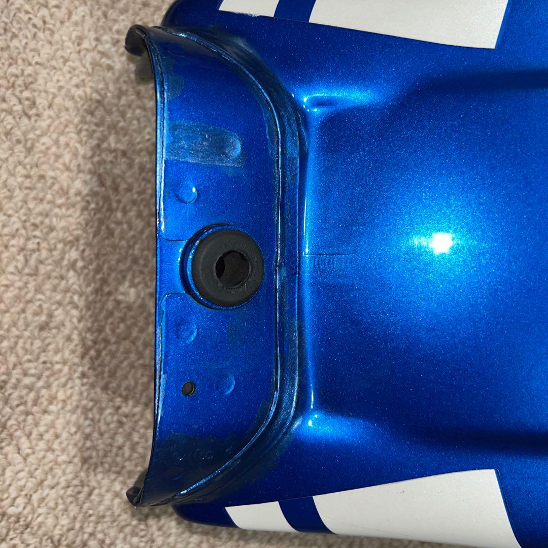 田*周様 TW　純正　ガソリン　タンク　ブルー　ホワイトストライプ　凹み無し　コ