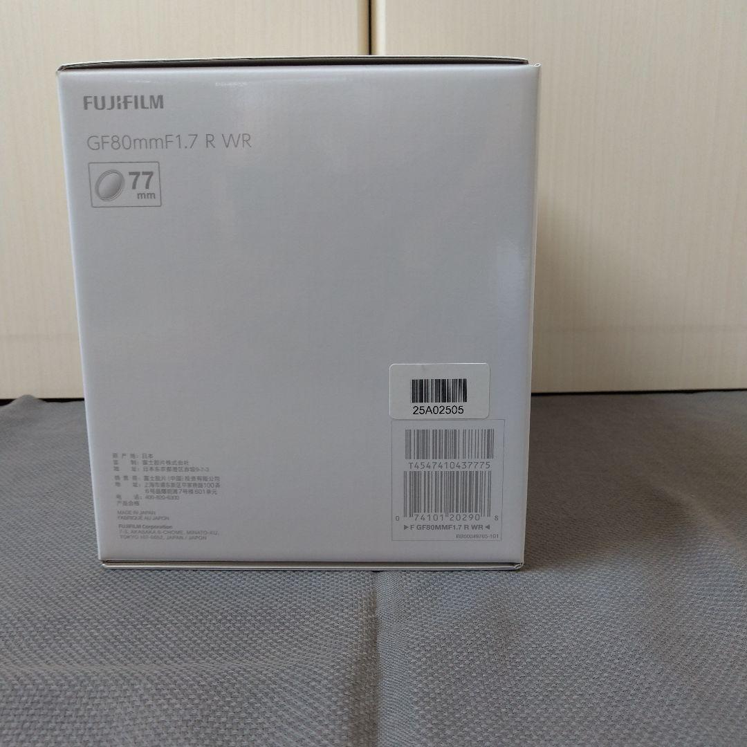 レンズ(単焦点) Fujinon GF 80mm F1,7 R WR