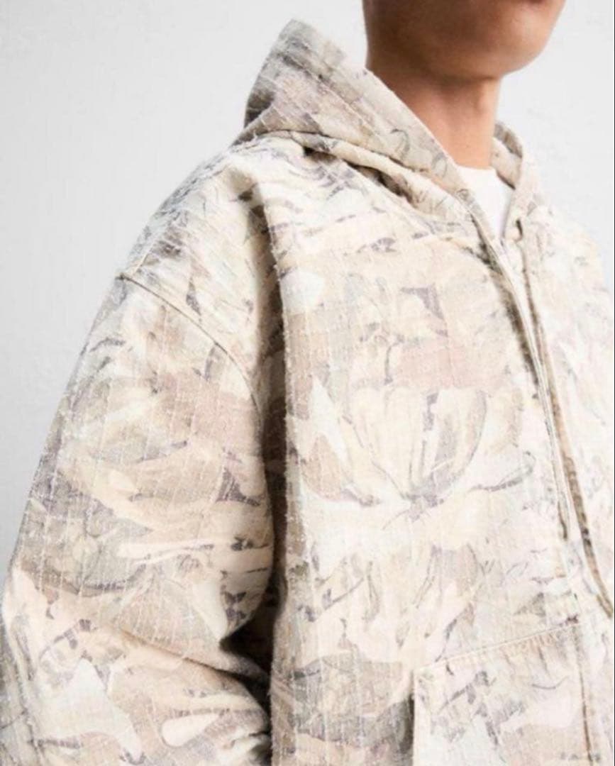 ZARA ザラ 抽象柄デニムジャケット L　完売品