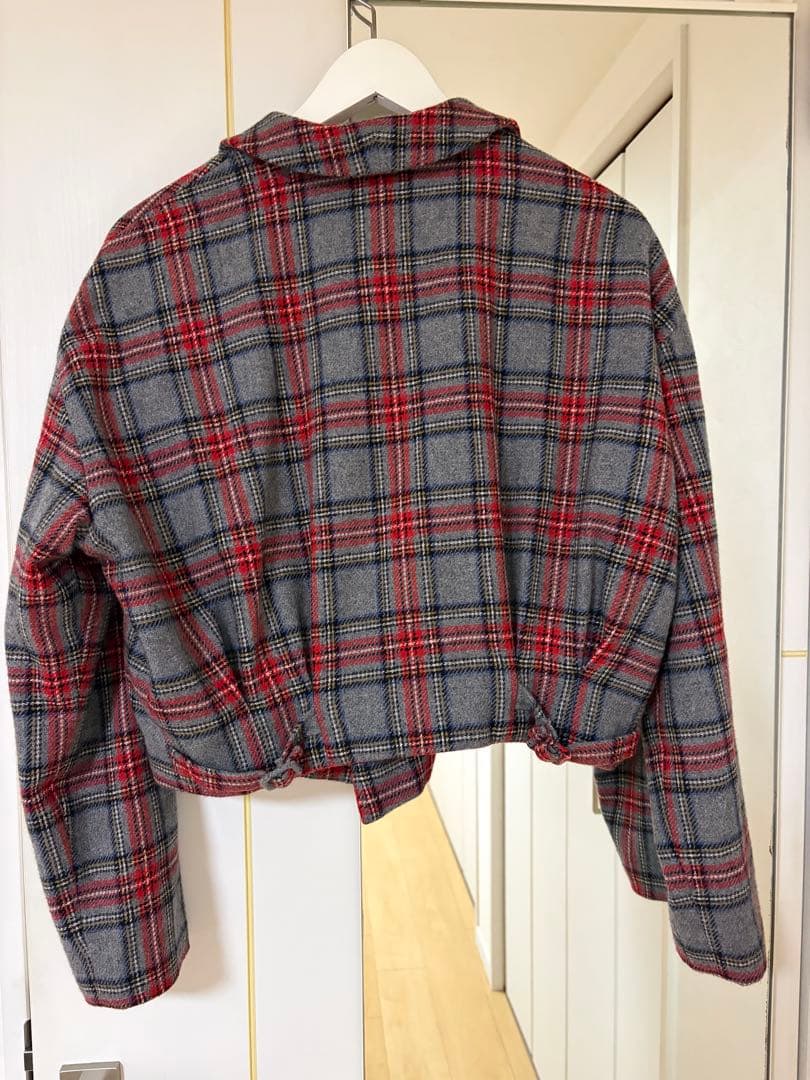 nadia tartan jacket タータン　ジャケット　グレー