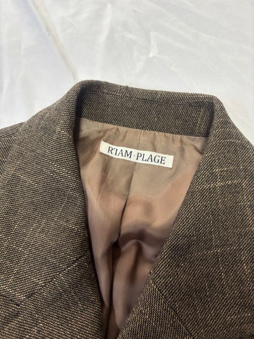Plage R’IAM シャークスキンウールジャケット