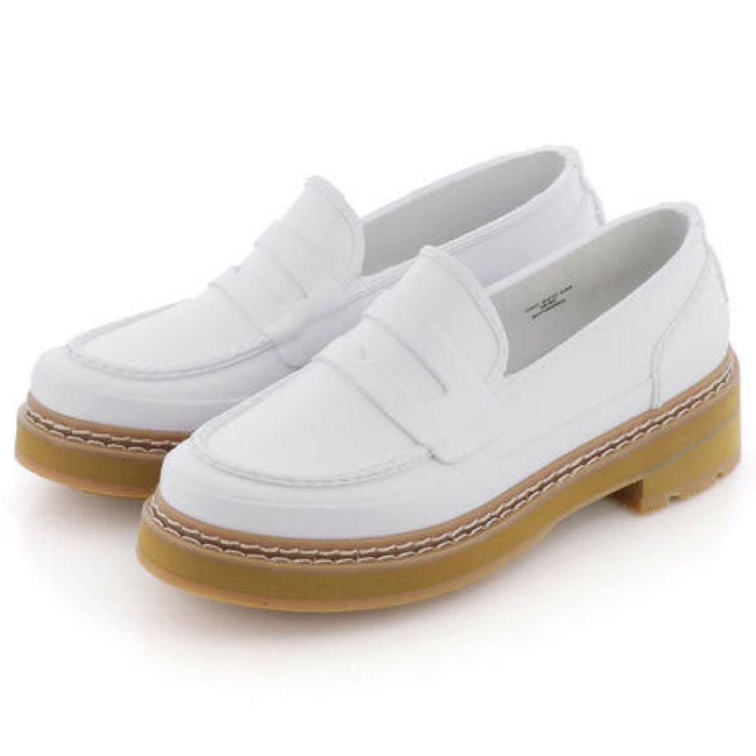 【新品未使用】Hunterハンター　リファインドステッチペニーローファー