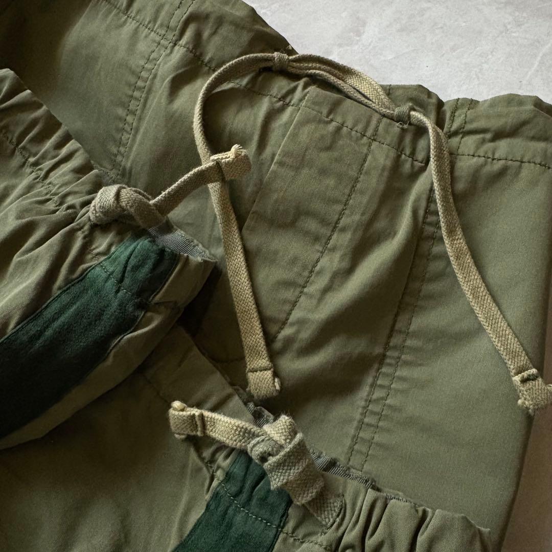 Drawer ドゥロワー　カーゴパンツ カーキ 38 ウエストゴム 日本製