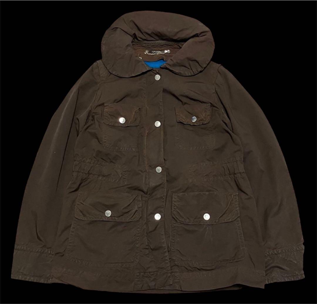 cp company 高密度 オーバーダイ ギミック ジャケット テック