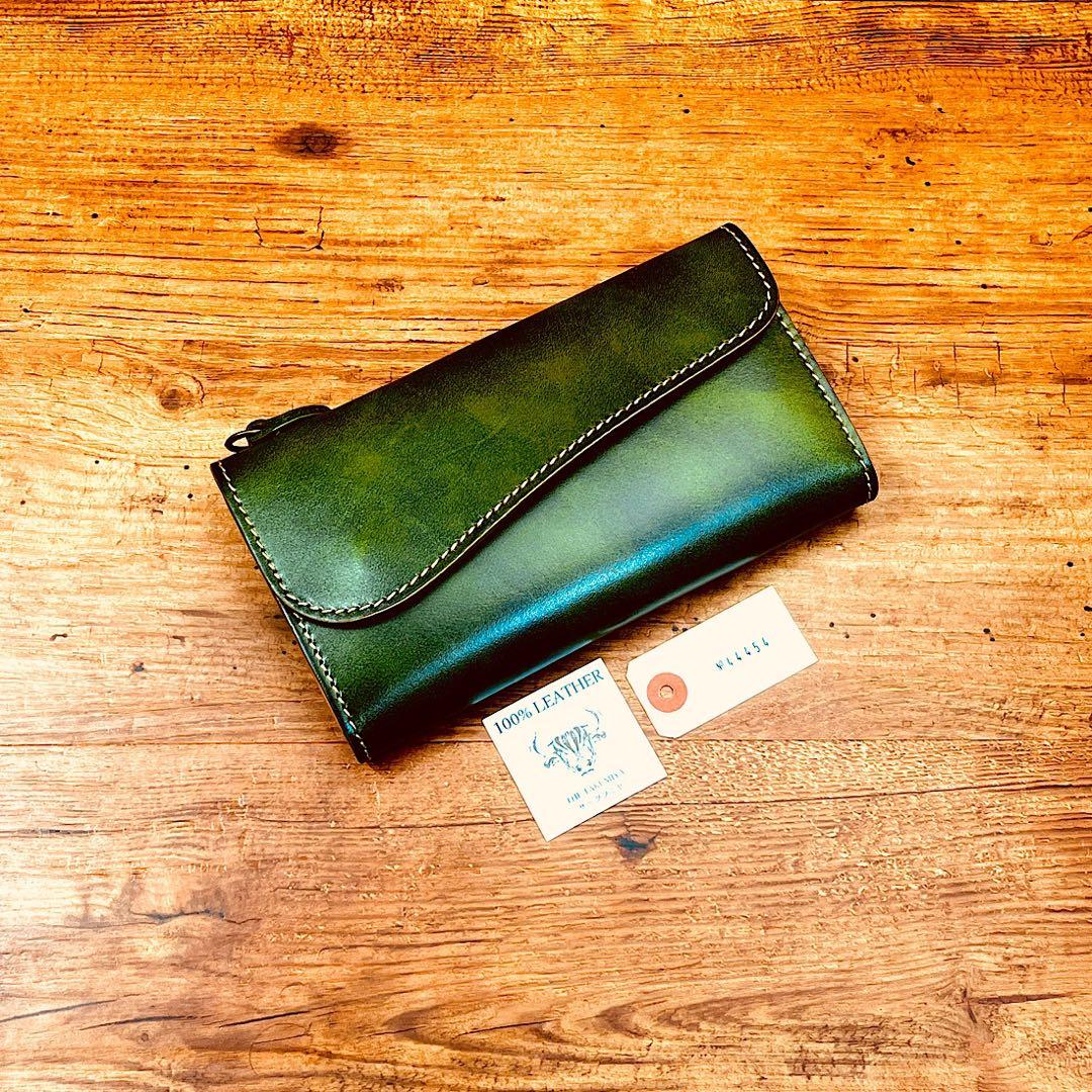 メンズ 財布 長財布 本革 ラウンドファスナー メンズ ヌメ革 栃木レザー