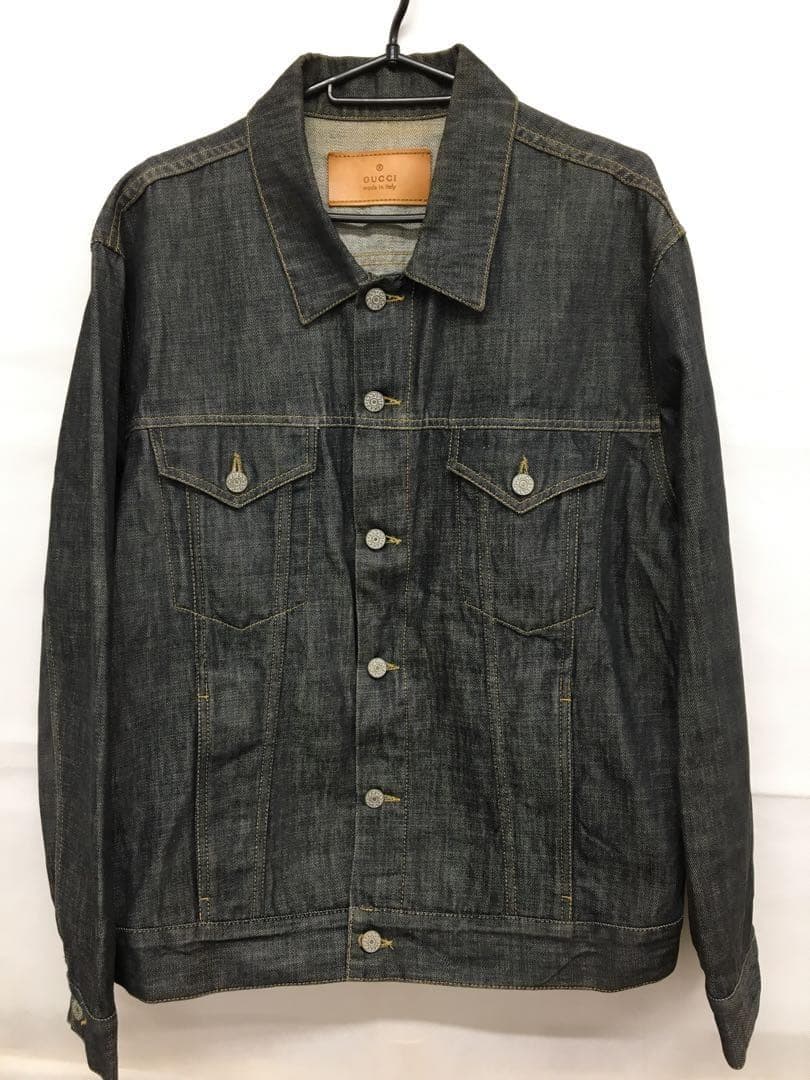 GUCCI ダークブルー デニムジャケット