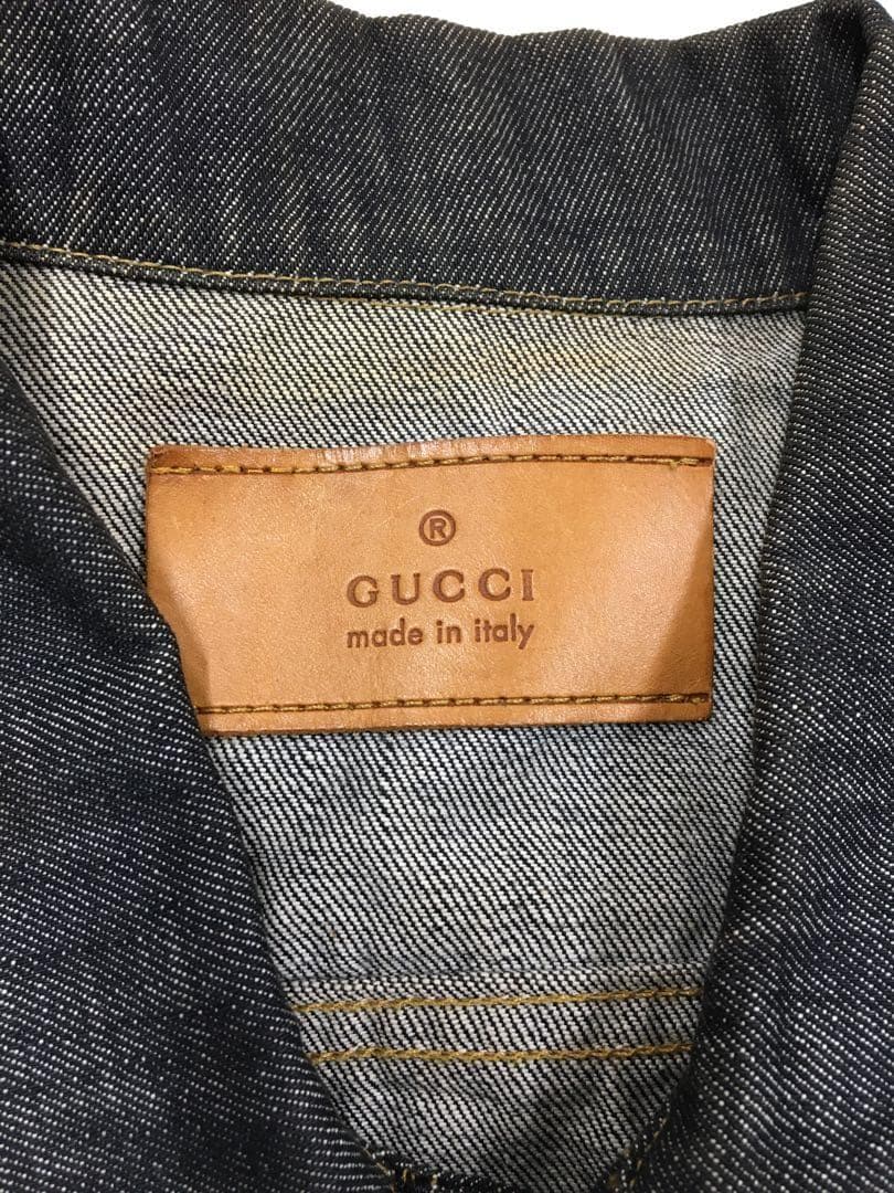 GUCCI ダークブルー デニムジャケット
