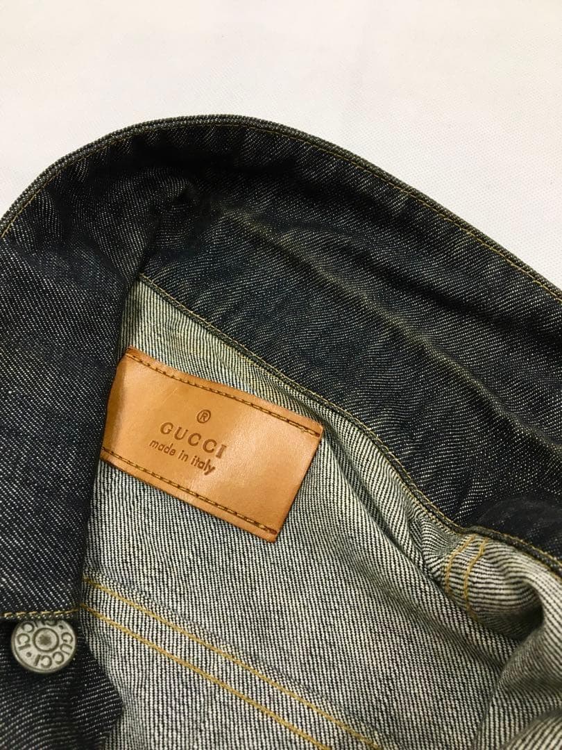 GUCCI ダークブルー デニムジャケット