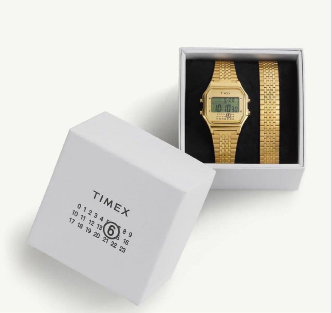 TIMEX ゴールド デジタル腕時計 最安値