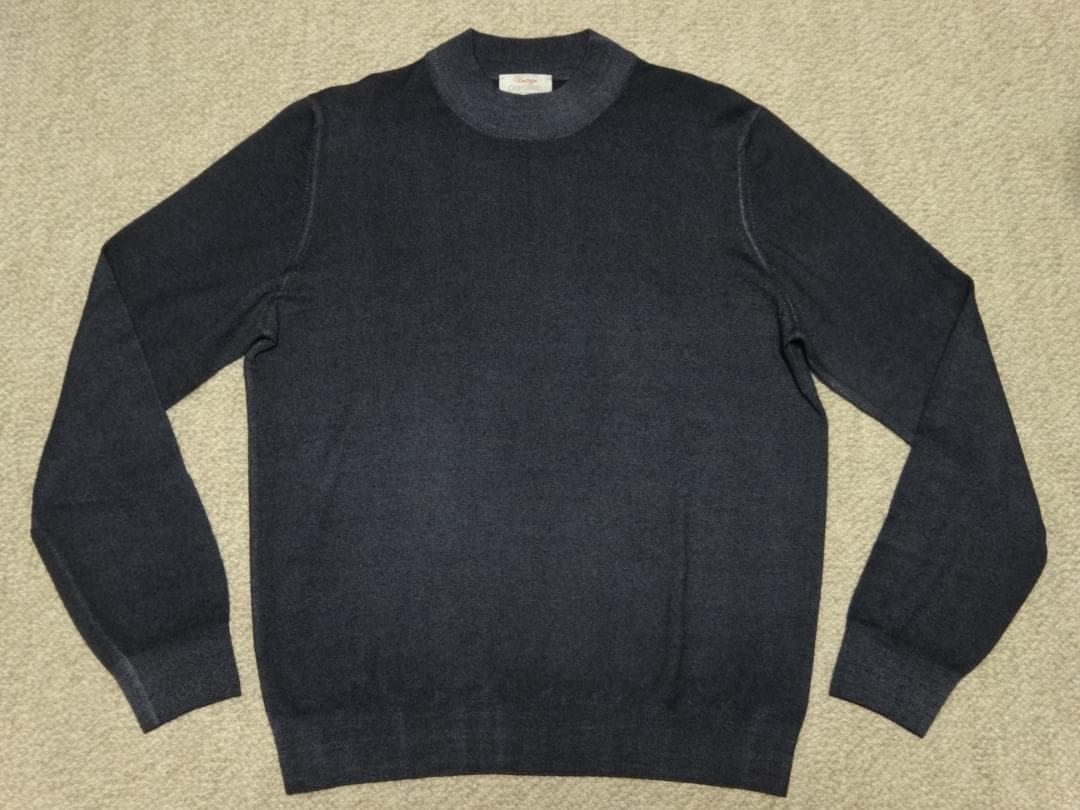 新品　定価3.5万円以上　グランサッソ・ヴィンテージ　モックネックニット　５０