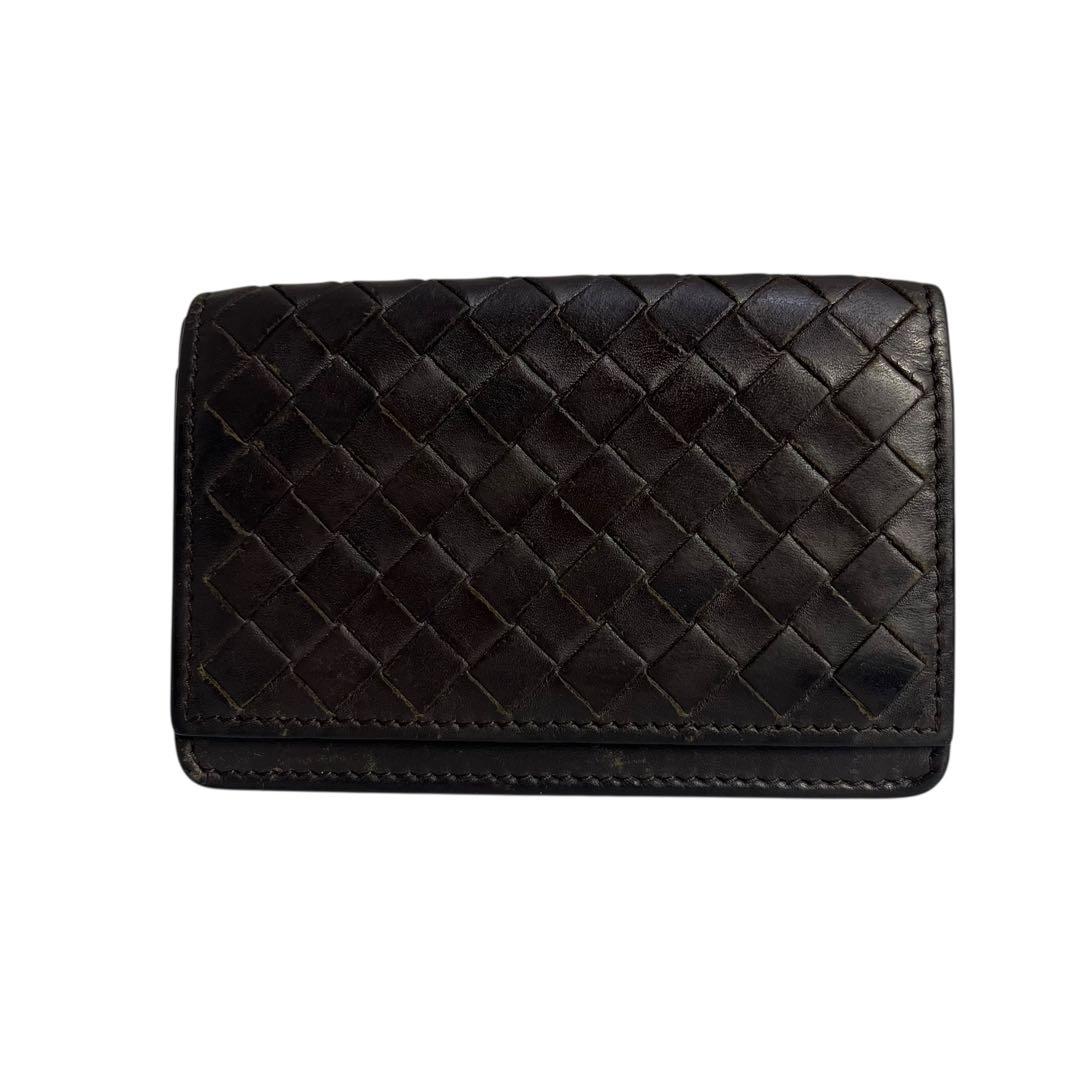 希少✨ボッテガヴェネタ カードケース 名刺入れ イントレチャート ブラウン
