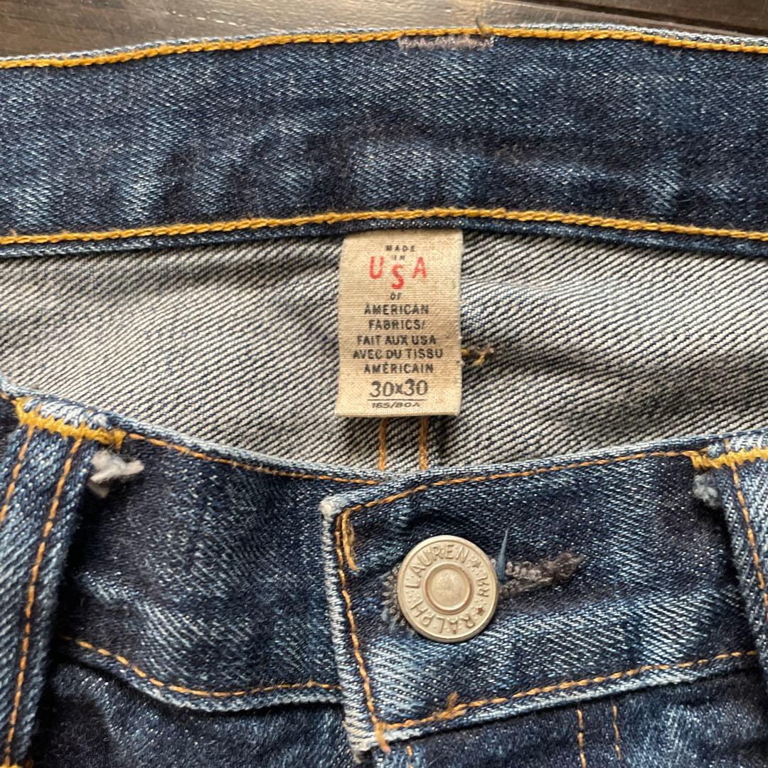 Y*e様 RRL slim straight インディゴ　30×30 USA製