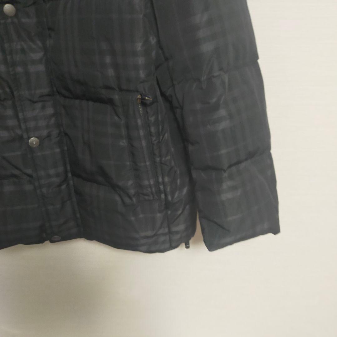 BURBERRY バーバリー ロンドン ダウン　メンズ 　ブラック チェック柄