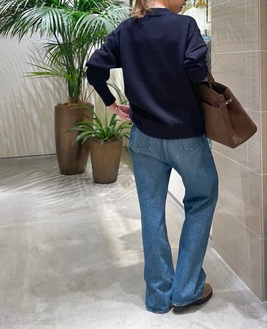 2025SS Whim Gazette ワッペンニットカーディガン