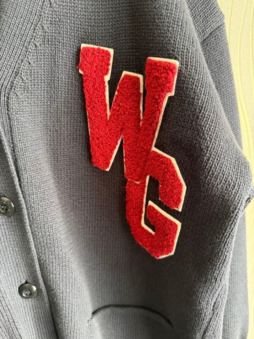 2025SS Whim Gazette ワッペンニットカーディガン