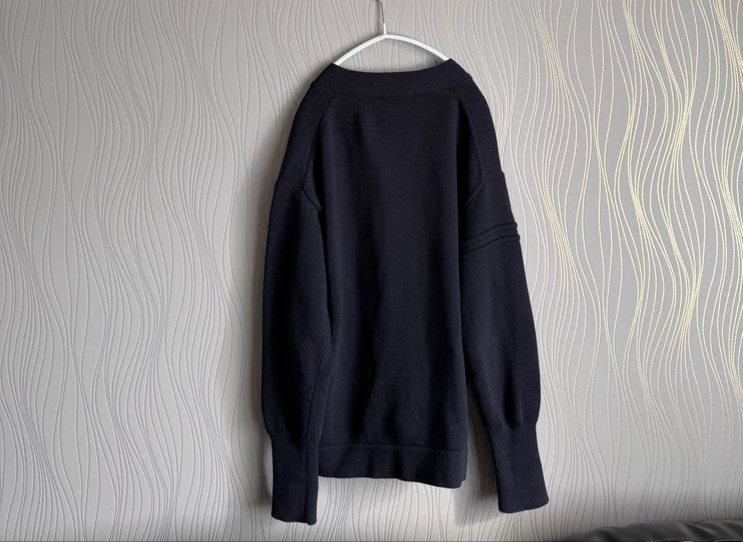 2025SS Whim Gazette ワッペンニットカーディガン