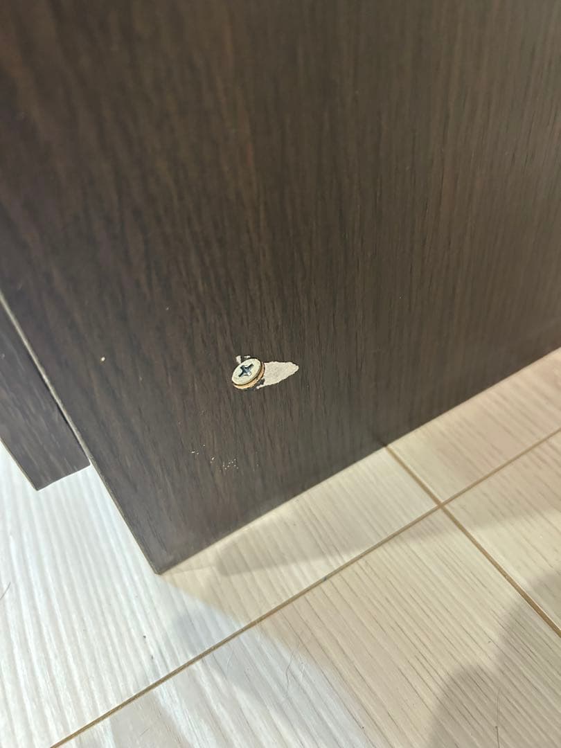 り*⭐様 送料込1.5万円 ニトリ製 レンジ台 食器棚 カップボード 木目調ダー