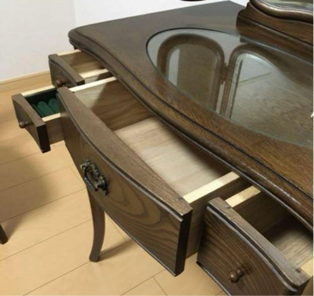 3面鏡のドレッサー　松永工房 IDC大塚家具 ミレーヌ ドレッサー