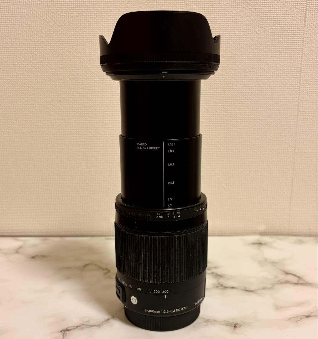レンズ(ズーム) SIGMA 18-300mm F3.5-6.3 DC MACRO CANON