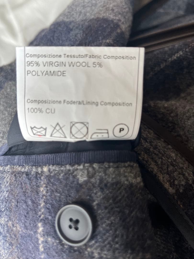 TAGLIATORE テーラードジャケット グレー・ネイビーチェック