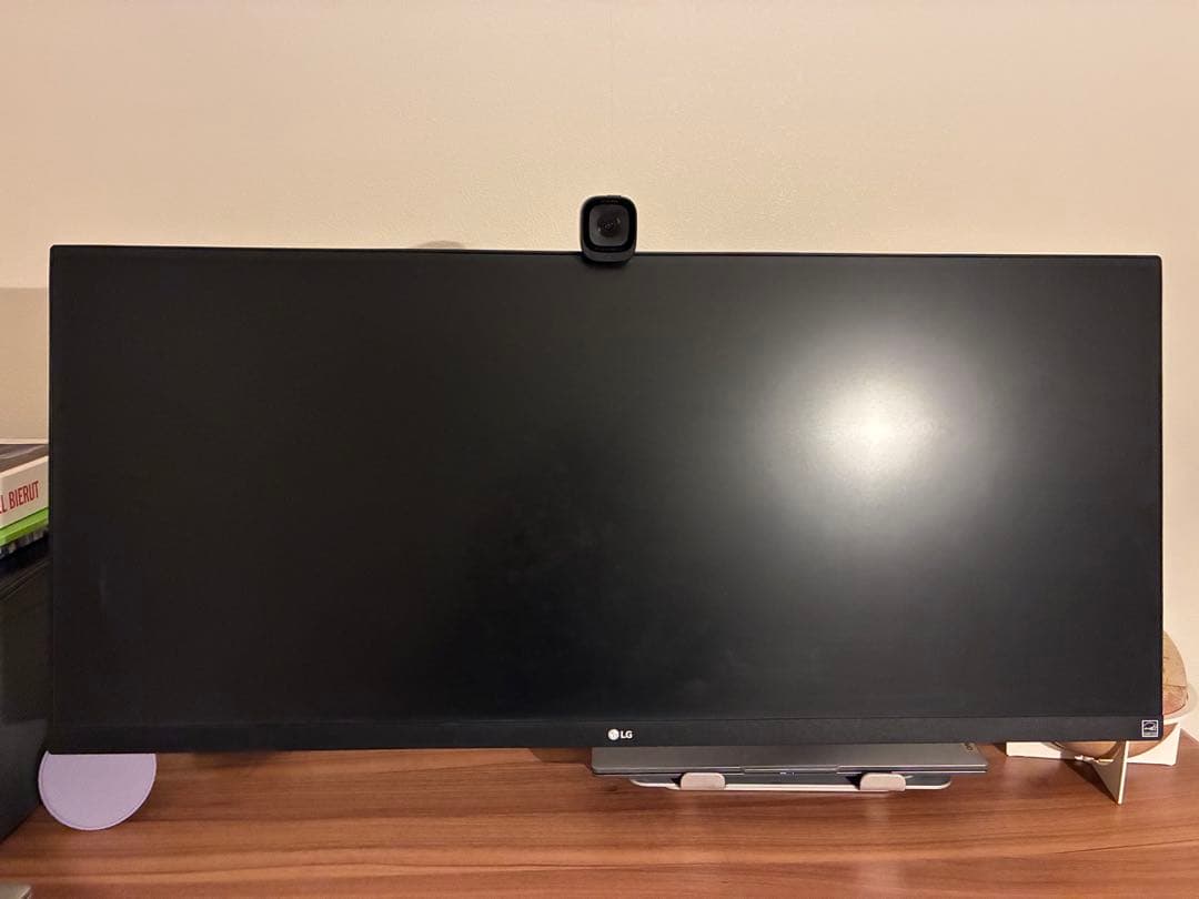 LGウルトラワイドモニター34WP500-B＋エルゴトロンモニターアーム