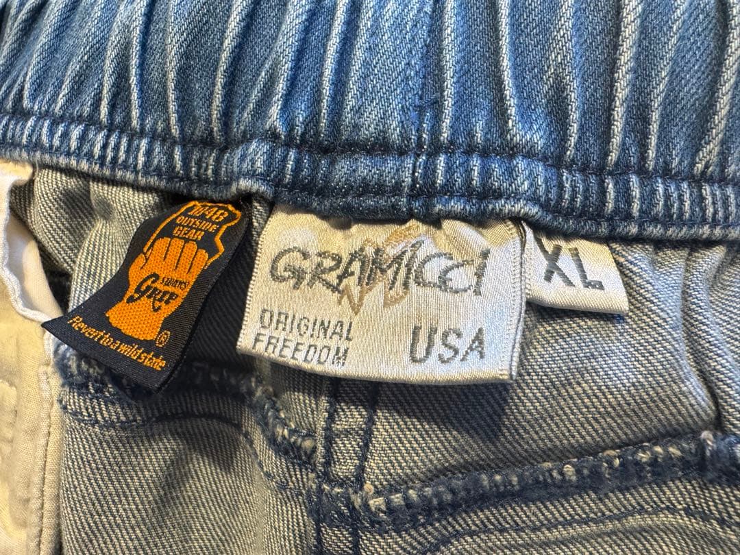 グラミチ × GRIP SWANYデニムガーデンパンツ GUP-17S150