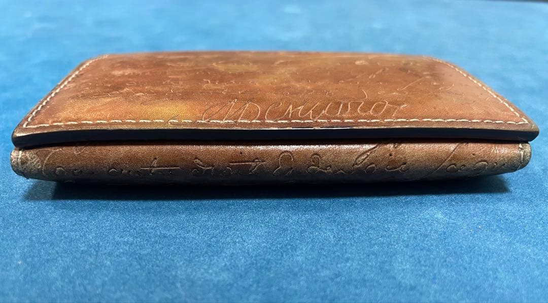 ★Berluti カリグラフィー レザー名刺入れ 名刺ケース カードケース