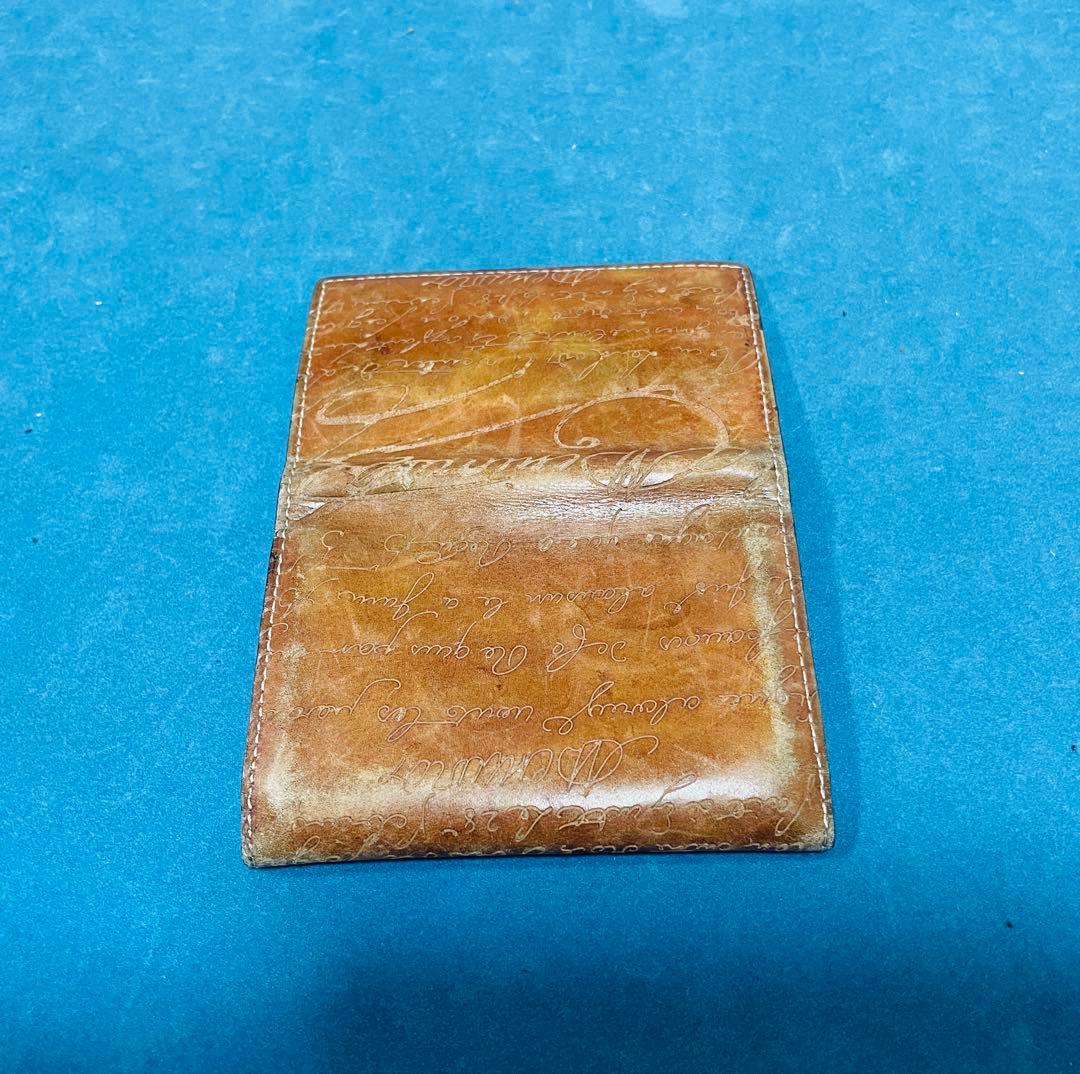 ★Berluti カリグラフィー レザー名刺入れ 名刺ケース カードケース