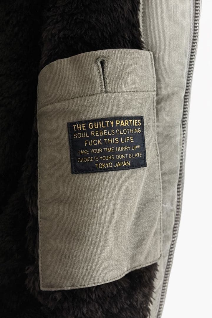 ワコマリアTHE GUILTY PARTIES N1デッキジャケット【L】カーキ