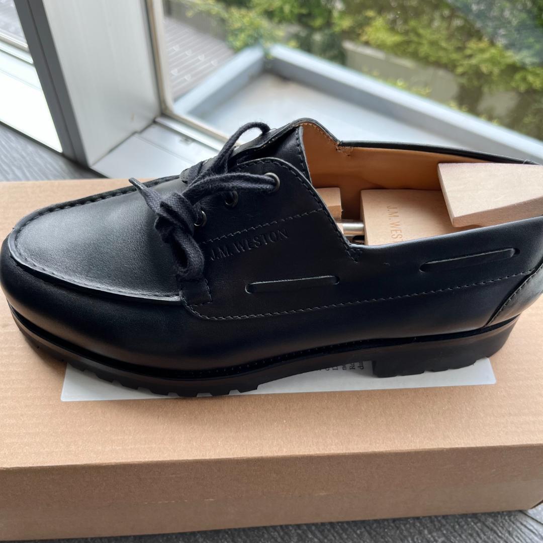 JM Weston #690 ヨット ブラック ソフトカーフ 6/D