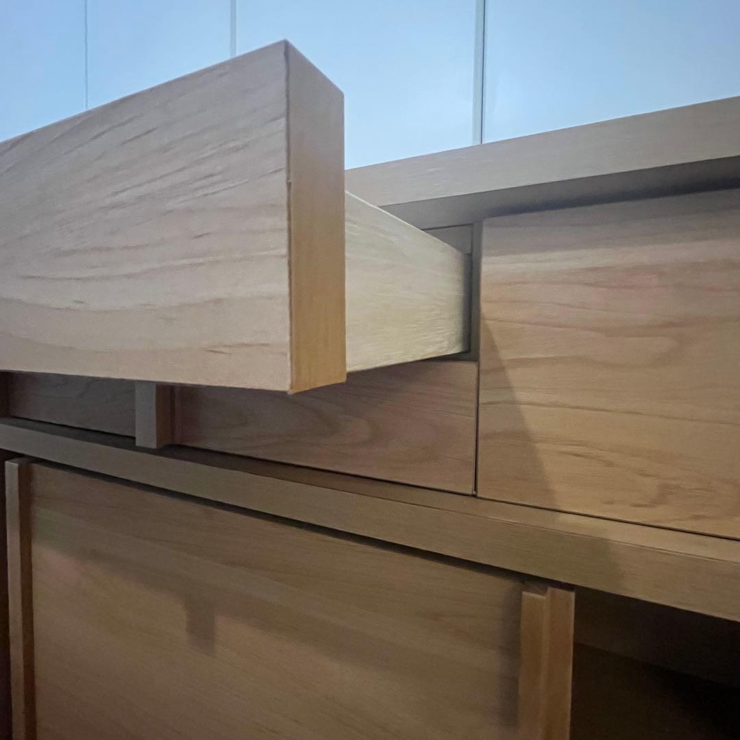 ナチュラル 木製 キッチンカウンター 幅90cm 日本製