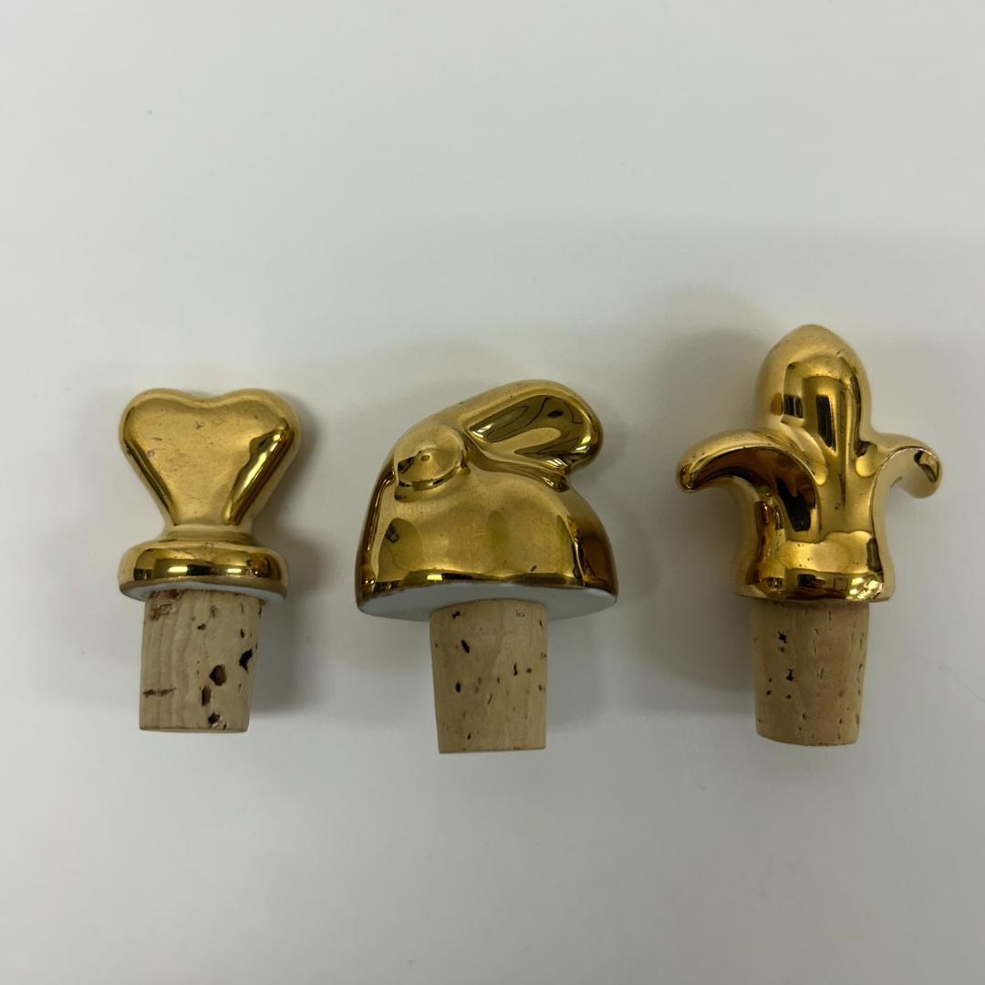 即日発送可能！カミュ ブックボトル コニャック3本セット 金色の替栓3種類も付属