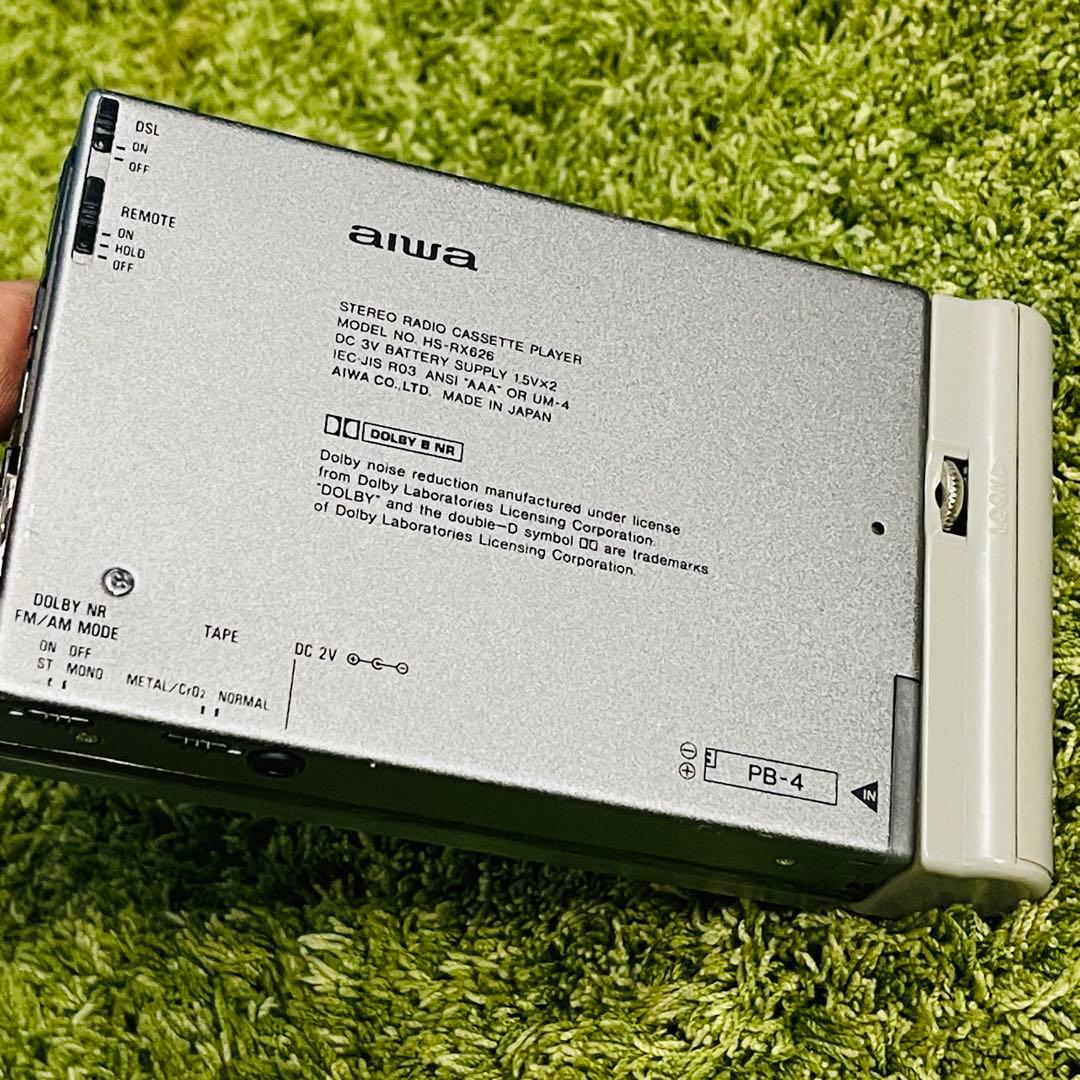 アイワ AIWA HS-RX626 ポータブルラジオカセットプレーヤー