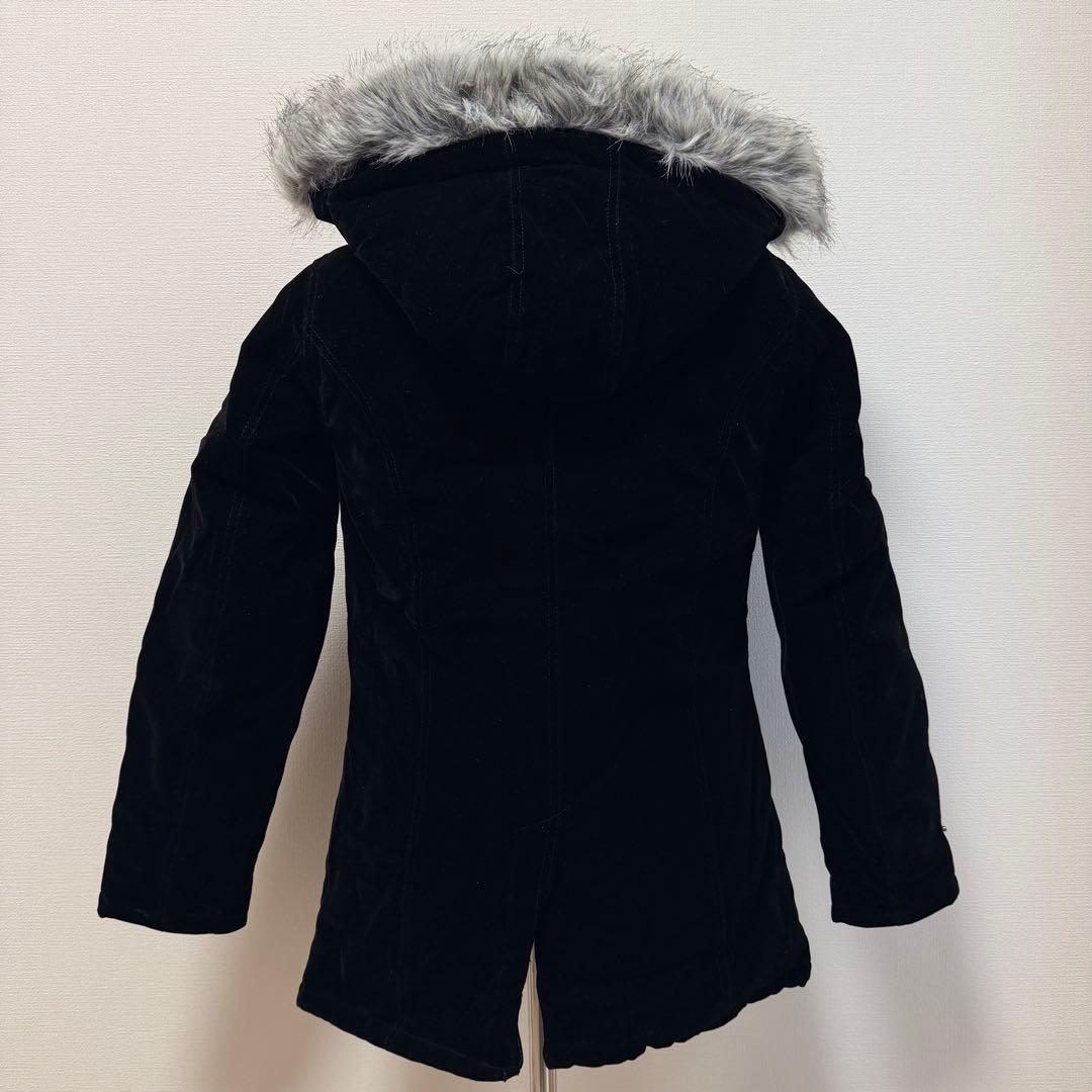 00s Y2K ファイヤーマンジャケット　ベロア　黒　ファー　お兄系　タグ付　M